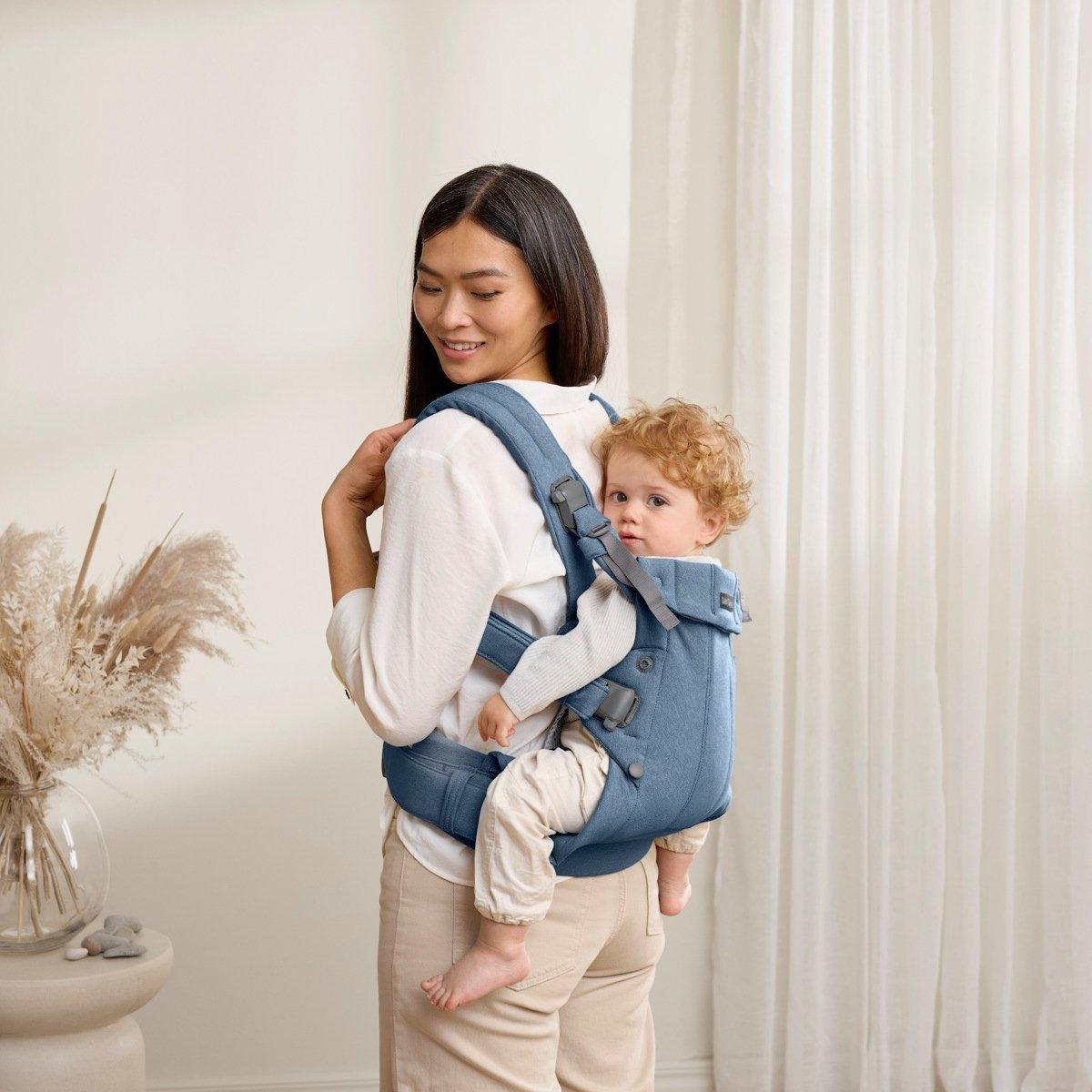 Baby Carrier Harmony: Woven | Blue Melange image number 3