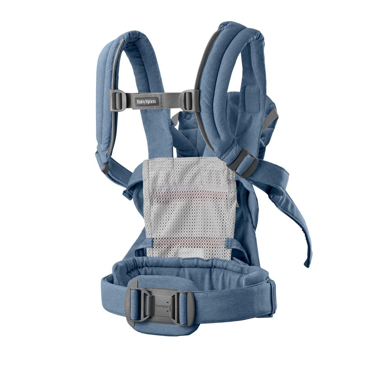 Baby Carrier Harmony: Woven | Blue Melange image number 4