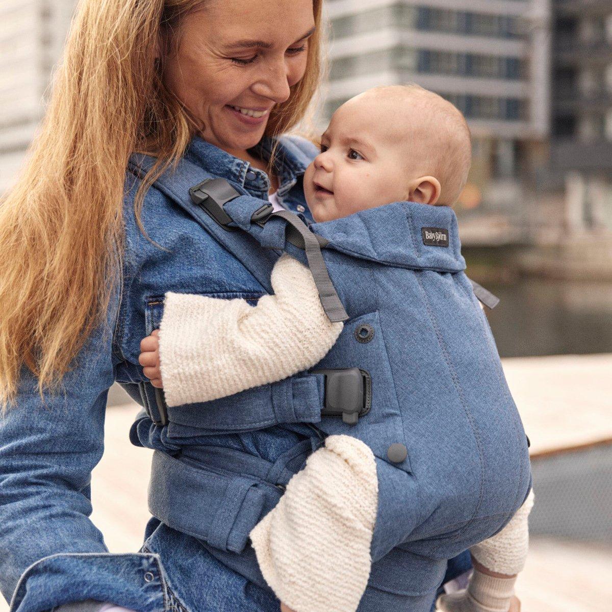 Baby Carrier Harmony: Woven | Blue Melange image number 1