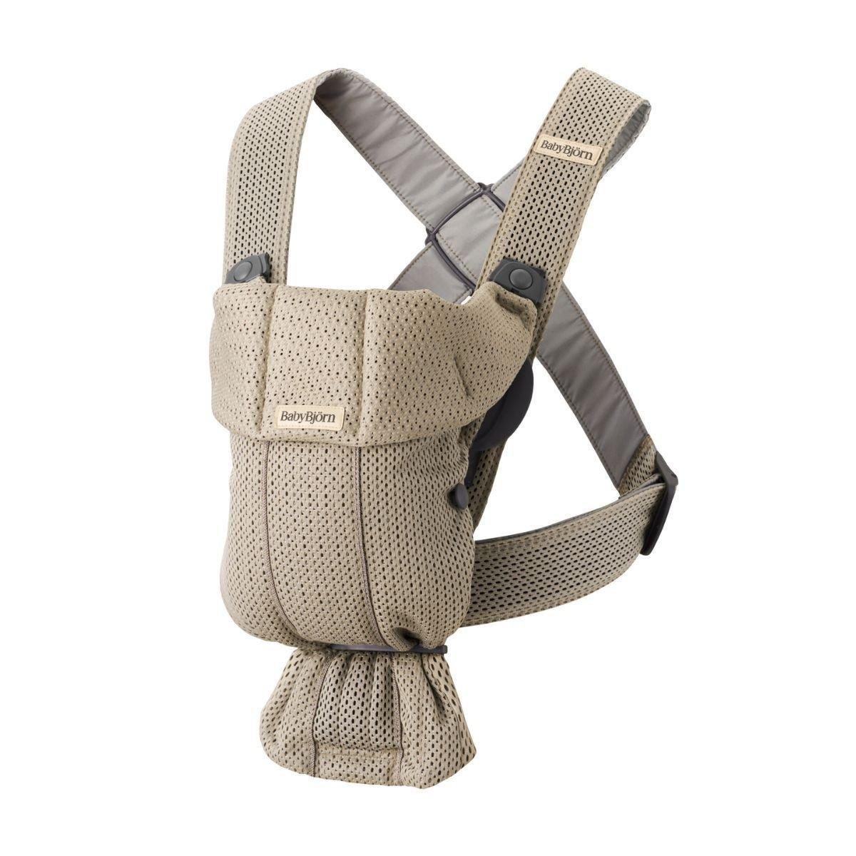 Baby Carrier Mini: 3D Mesh | Greige image number 2