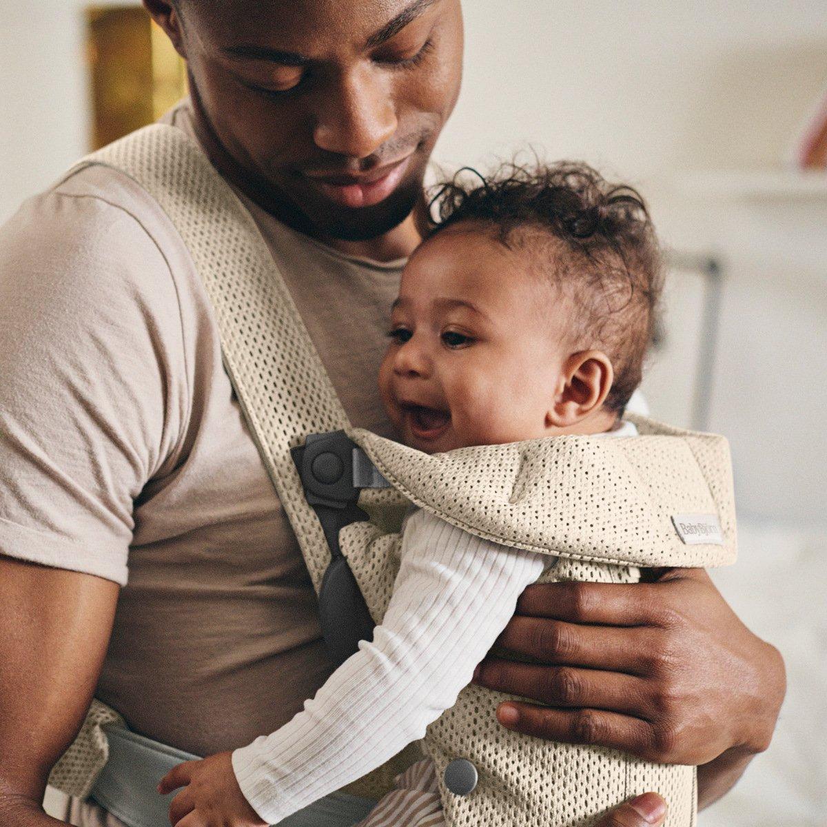Baby Carrier Mini: 3D Mesh | Greige image number 4