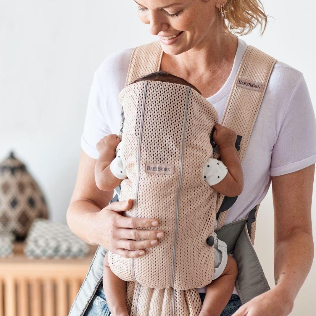 Baby Carrier Mini: 3D Mesh | Pearly Pink image number 1