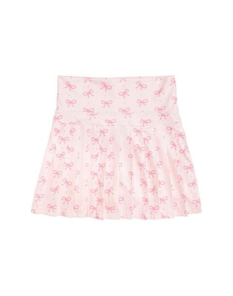 Pink Bow Athletic Skort
