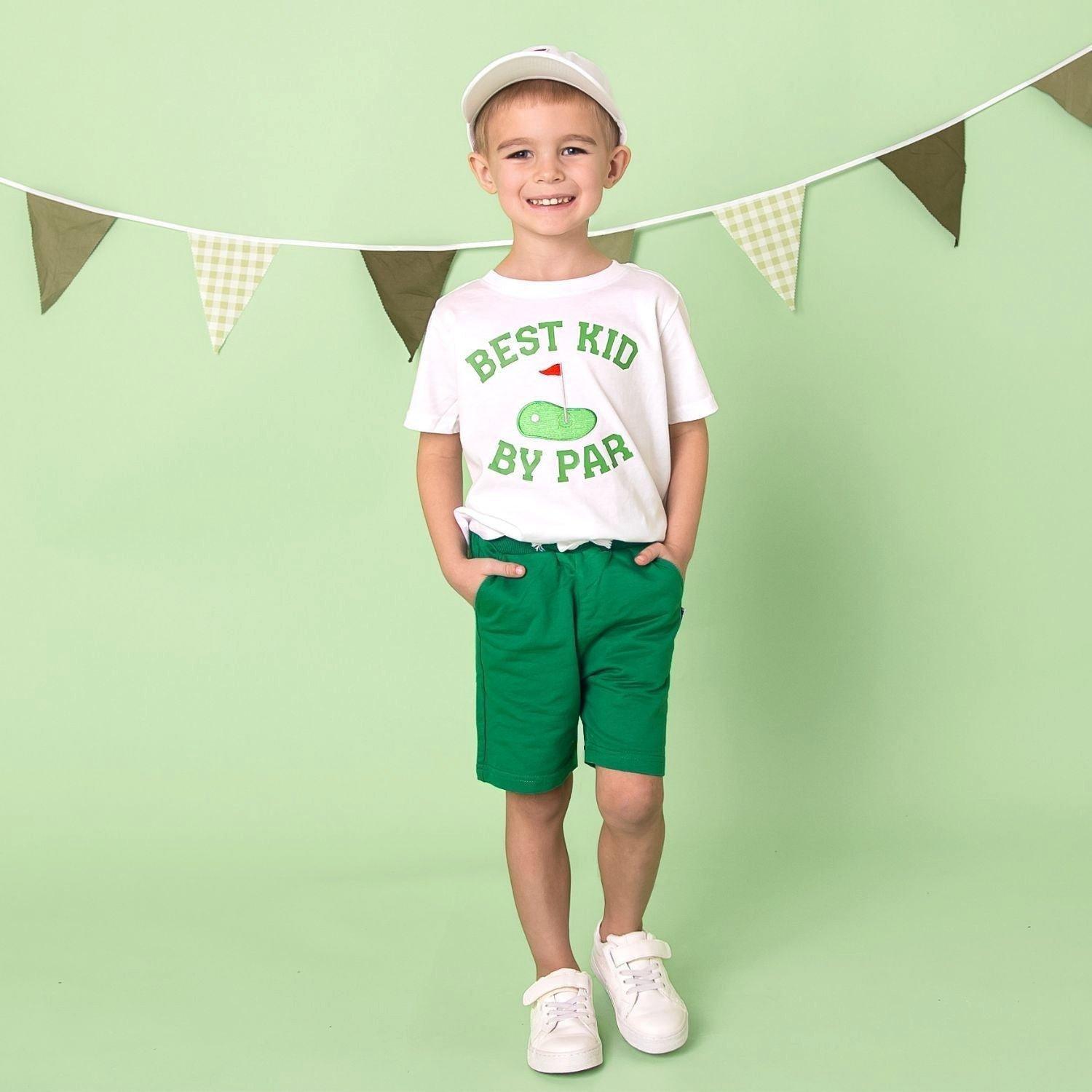 Best Kid By Par Patch Short Sleeve T-Shirt image number 1
