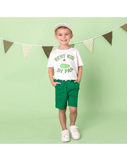 Best Kid By Par Patch Short Sleeve T-Shirt