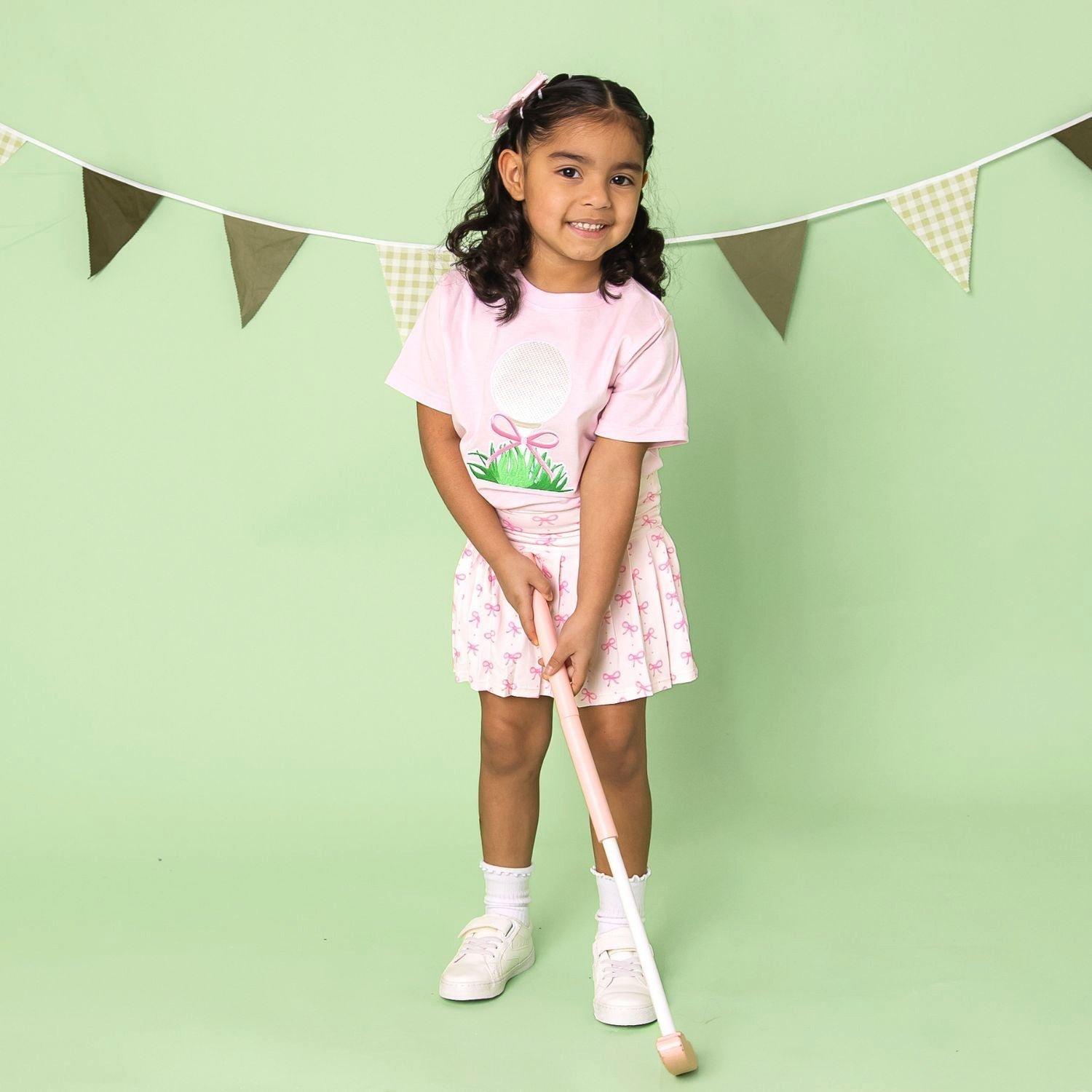 Golf Tee Bow Patch Short Sleeve T-Shirt image number 2