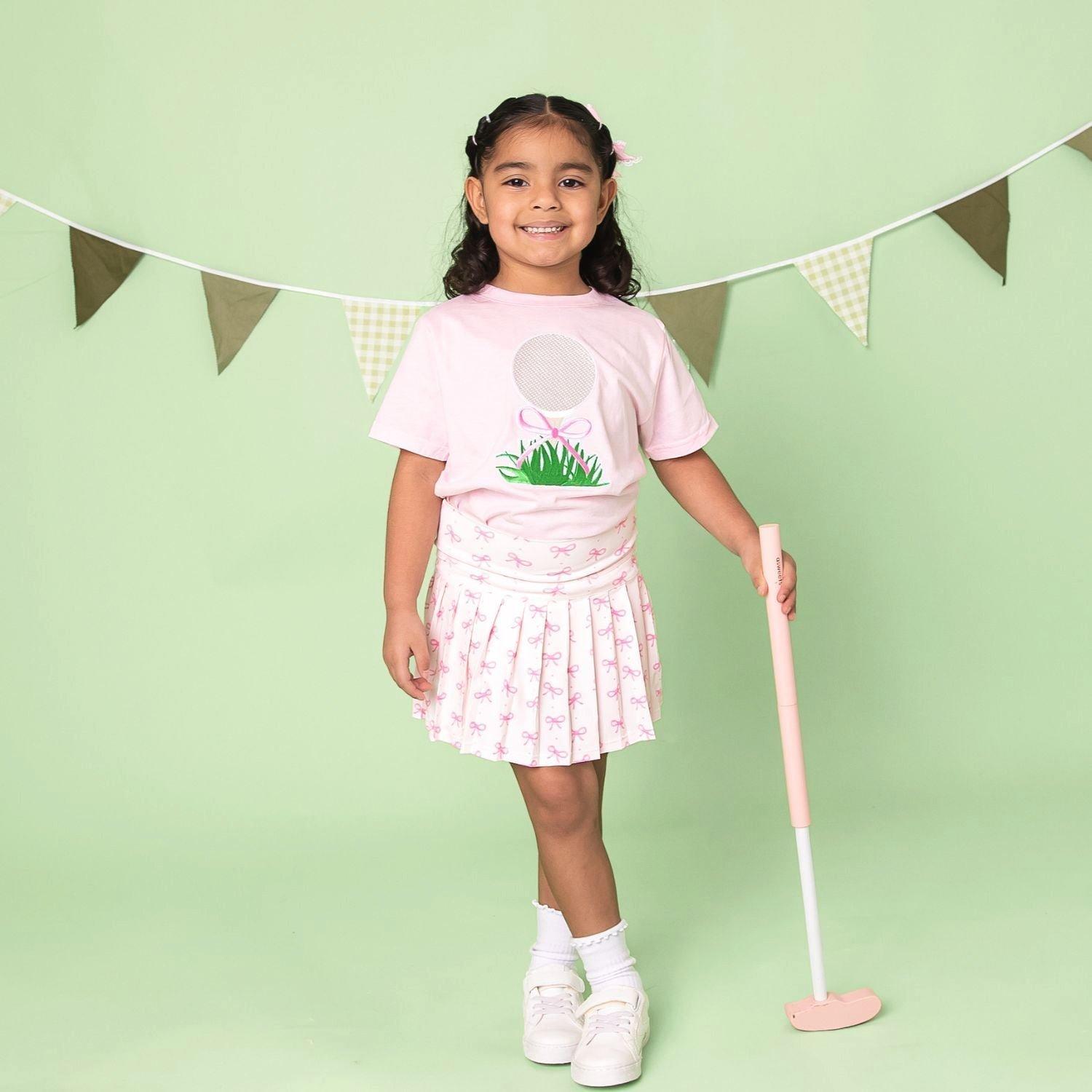 Golf Tee Bow Patch Short Sleeve T-Shirt image number 3