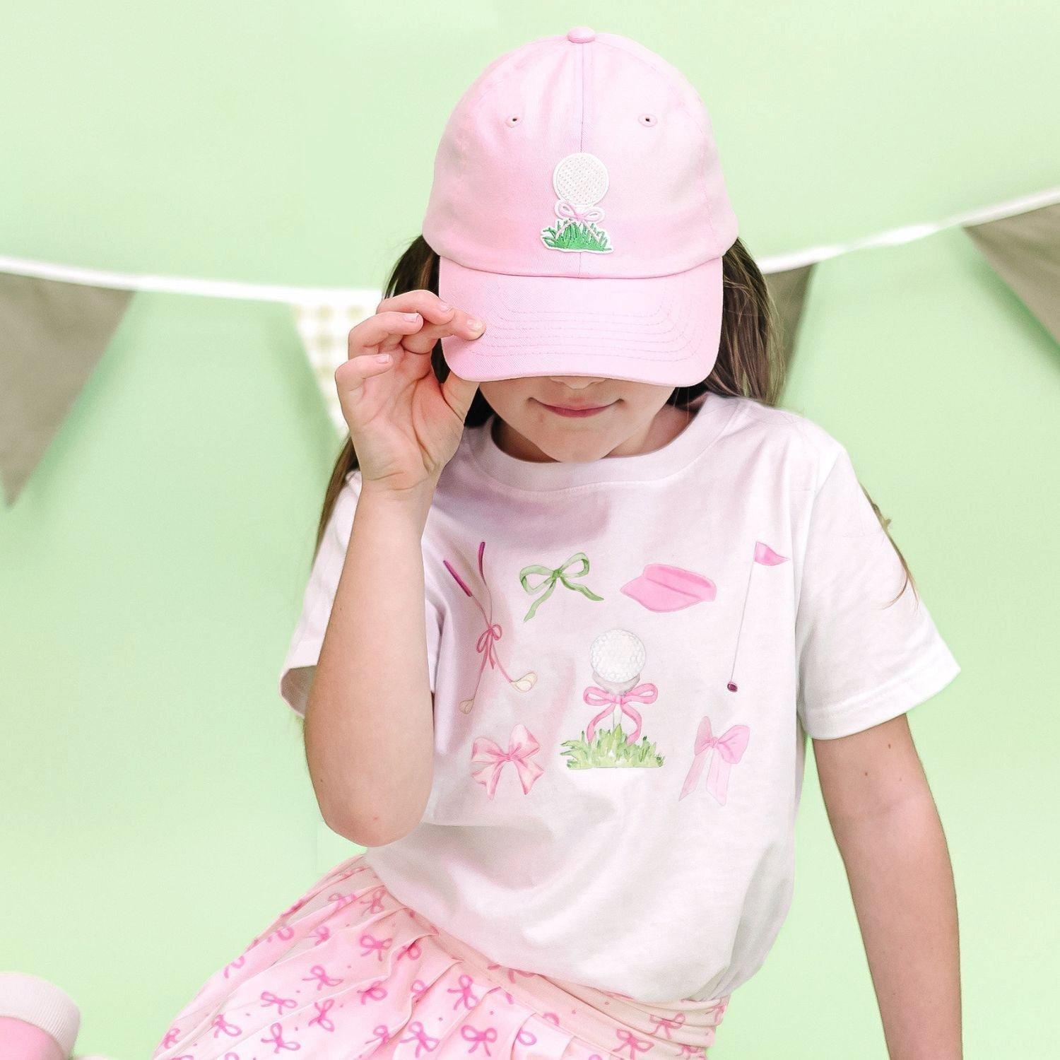 Golf Tee Bow Patch Baseball Hat image number 2