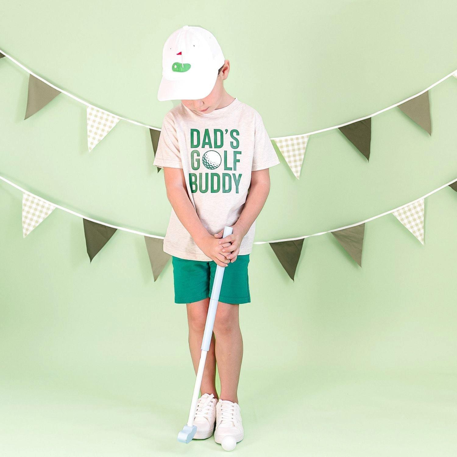 Golf Tee Front Flag Patch Baseball Hat image number 1