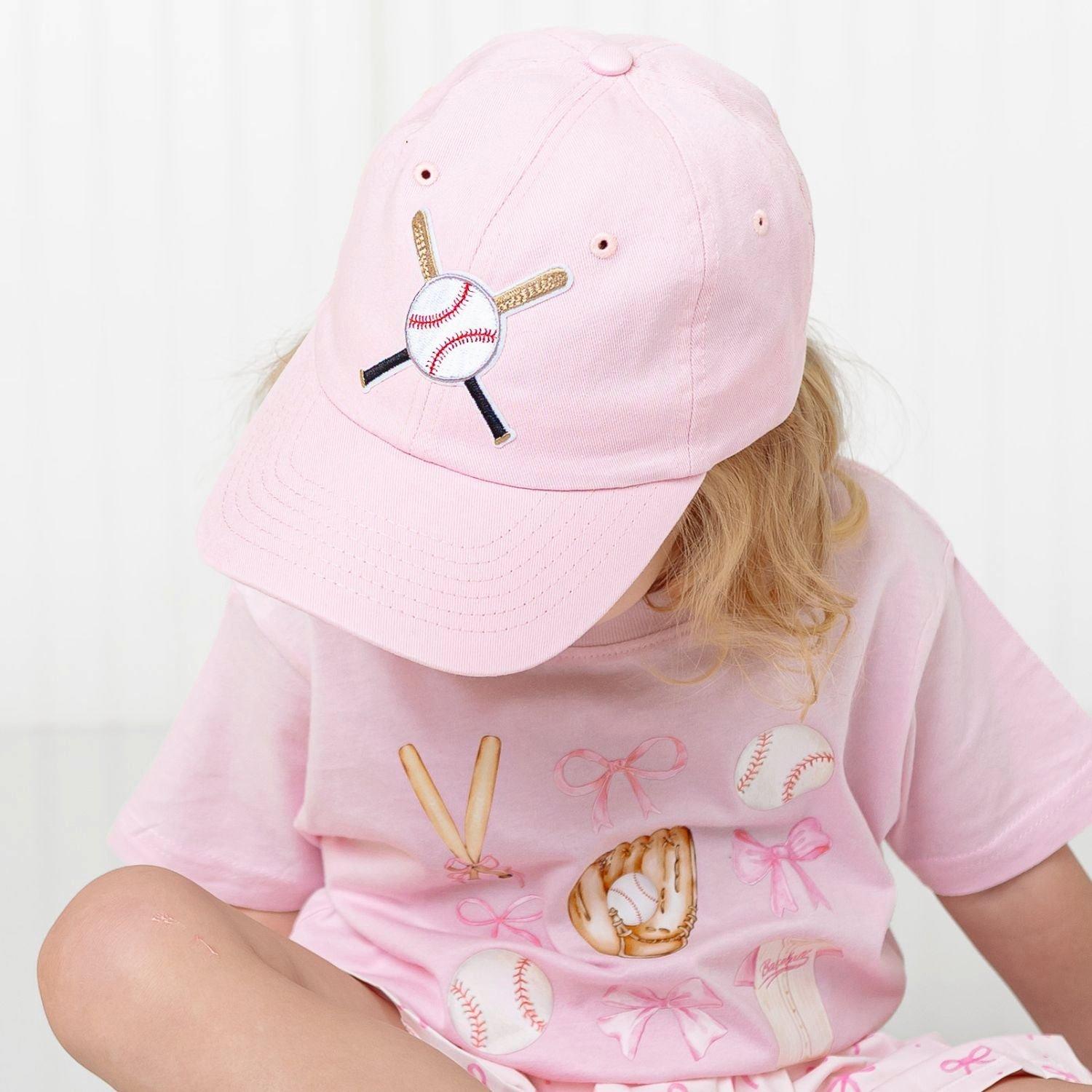 Batter Up Patch Baseball Hat | Ballet Pink image number 2