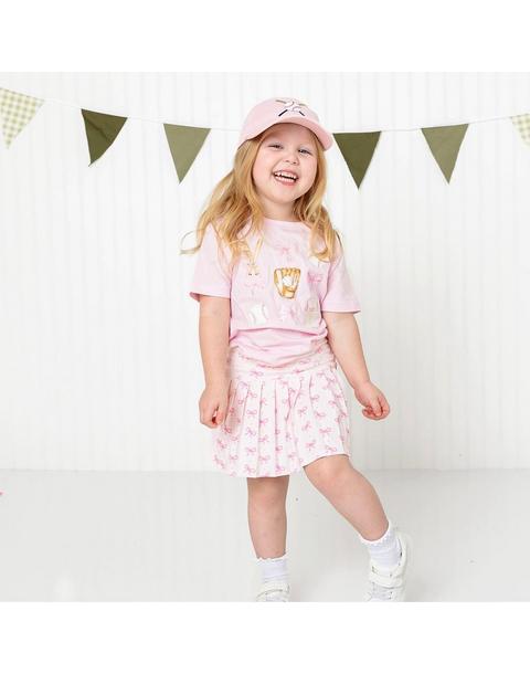 Batter Up Patch Baseball Hat | Ballet Pink