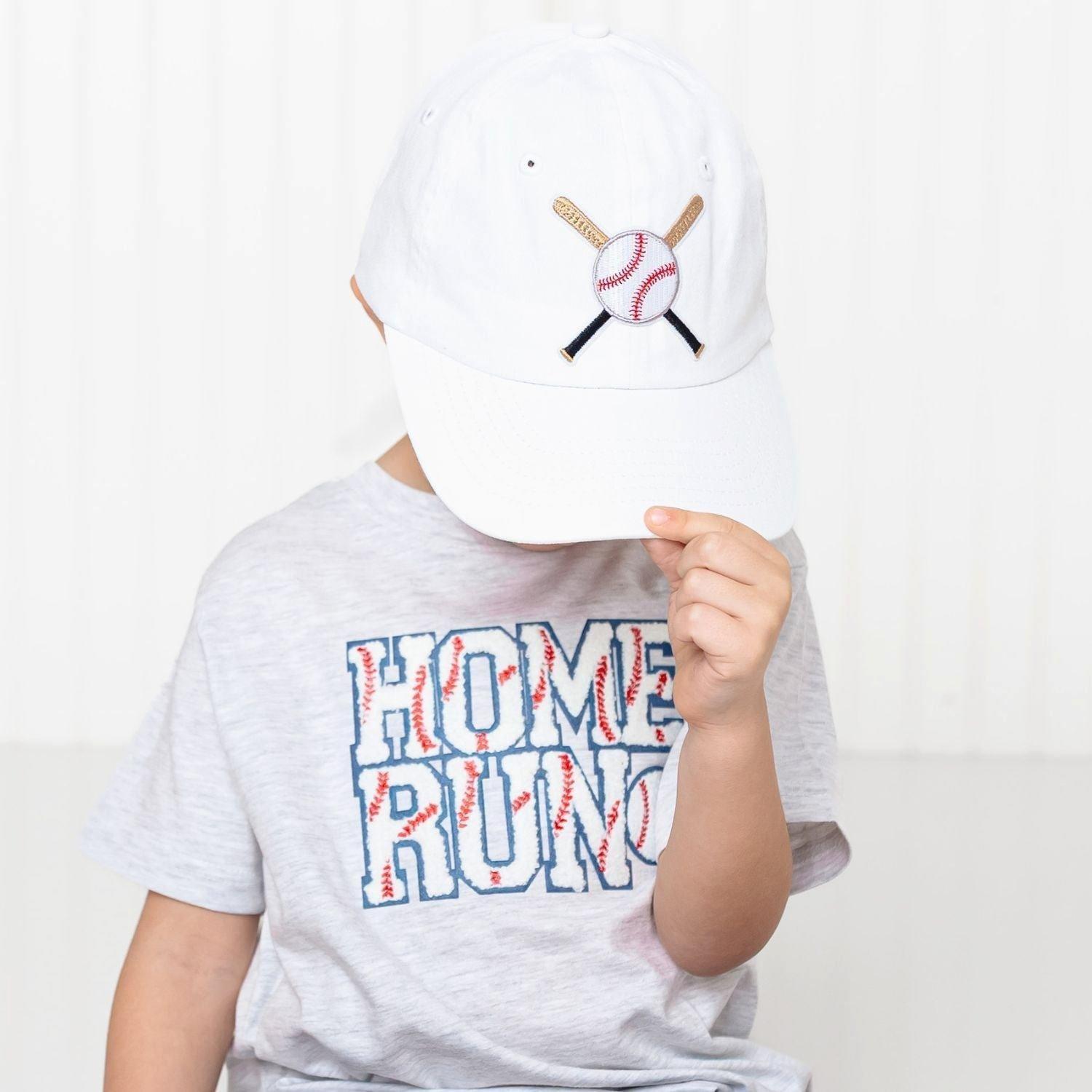 Batter Up Patch Baseball Hat | White image number 2