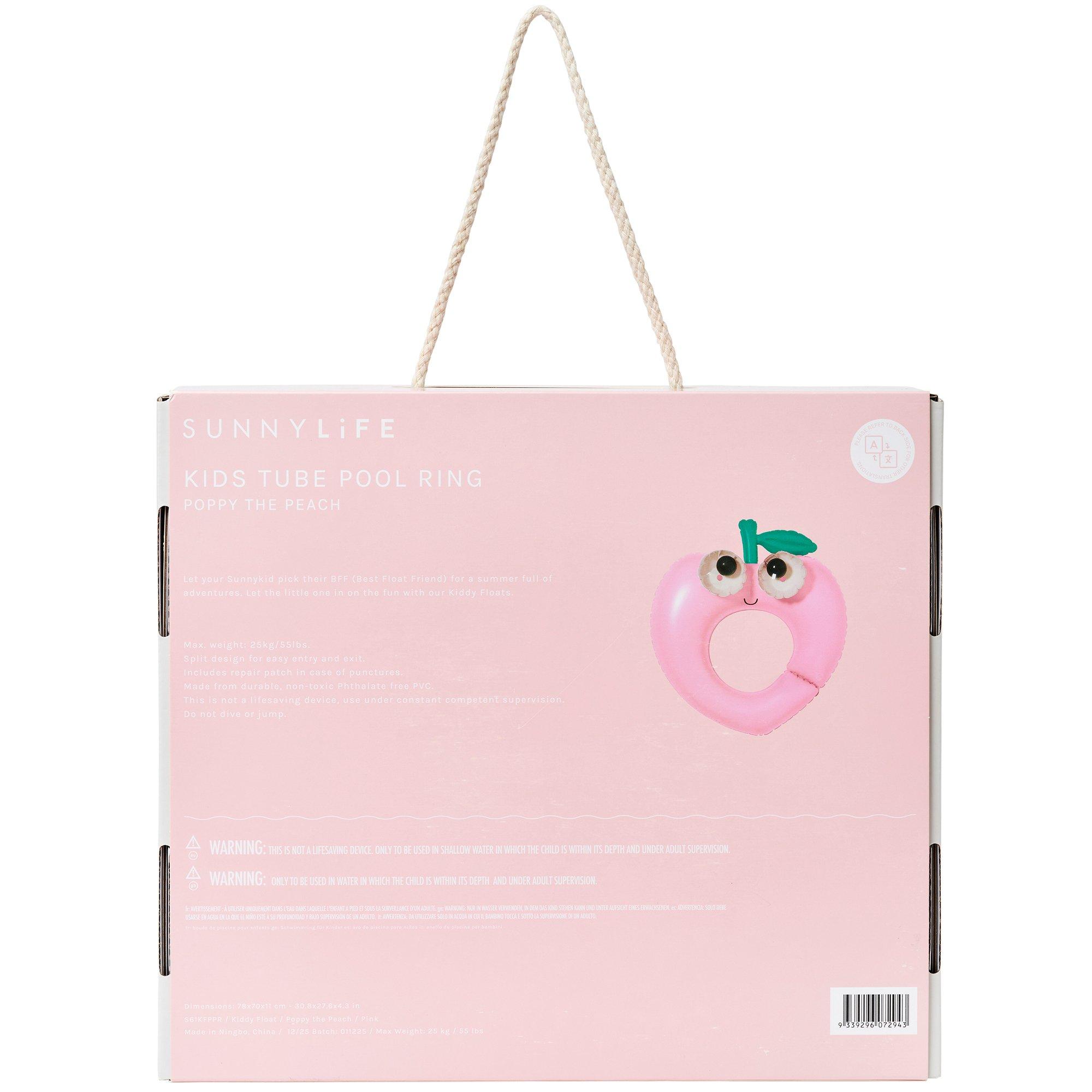 Kids Tube Pool Ring: Poppy the Peach image number 4