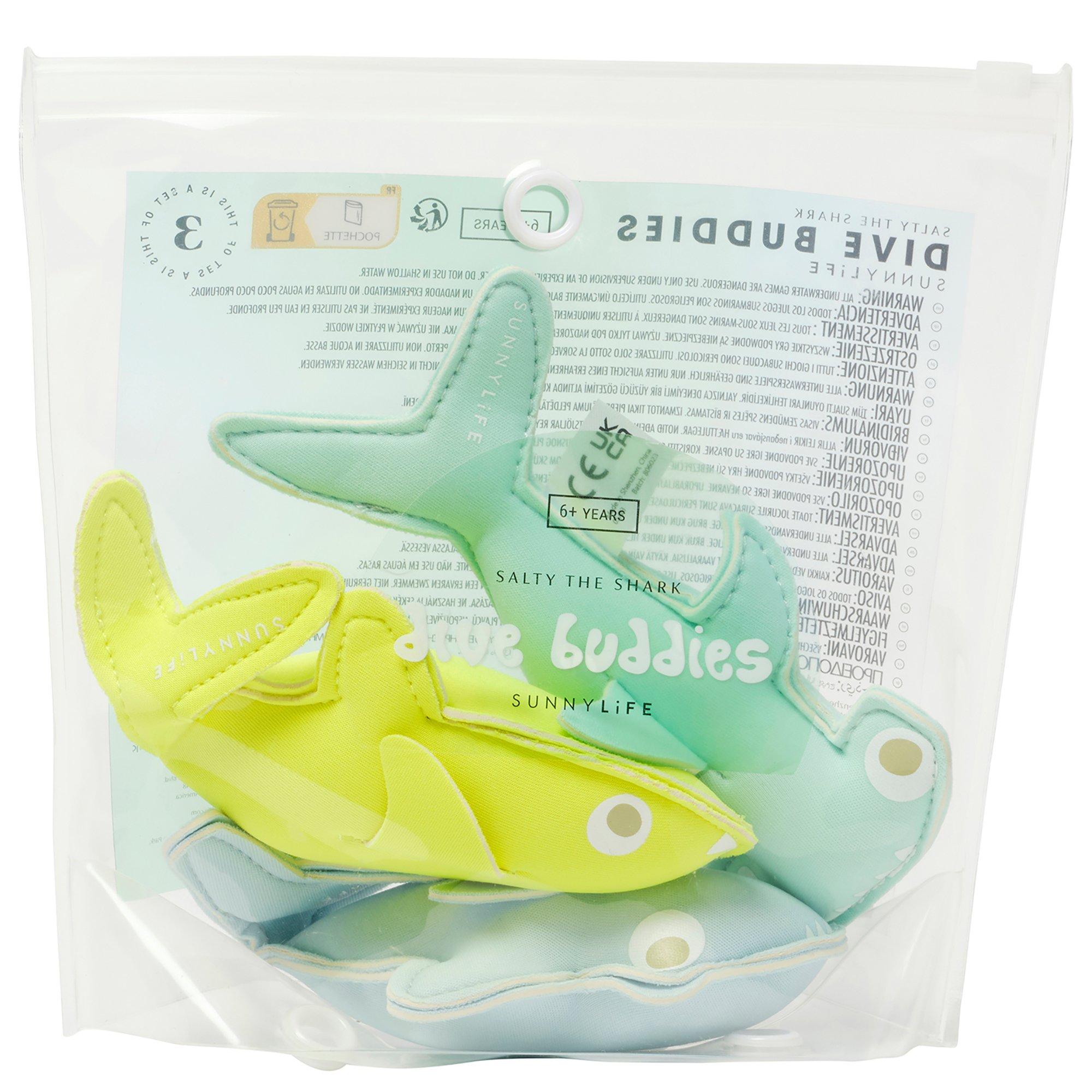 Dive Buddies: Salty The Shark - 3pk image number 1