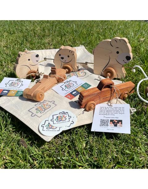 Pull Toy - The 3 Bears