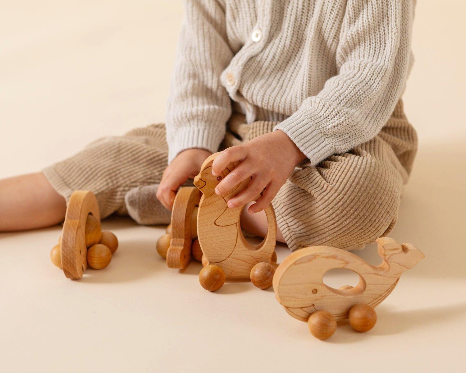 Easy Grasp Whale Push Toy image number 3