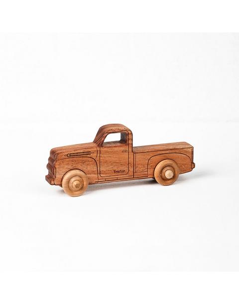 1950s Wooden Pickup Truck Natural