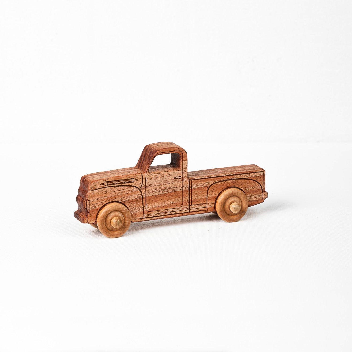 1950s Wooden Pickup Truck Natural image number 3