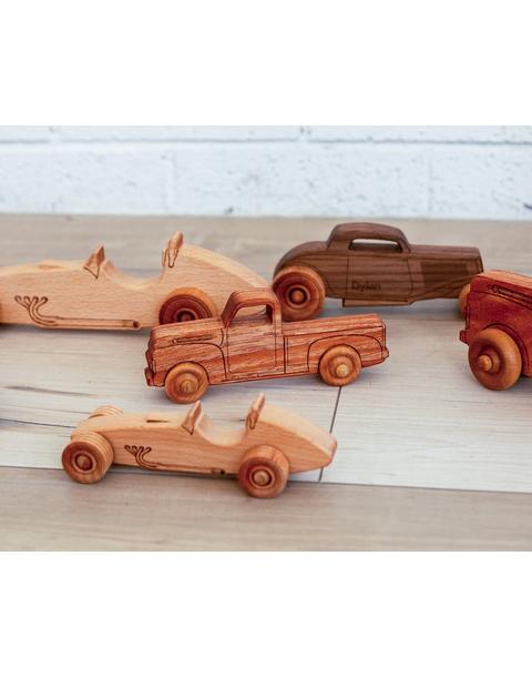1950s Wooden Pickup Truck Natural
