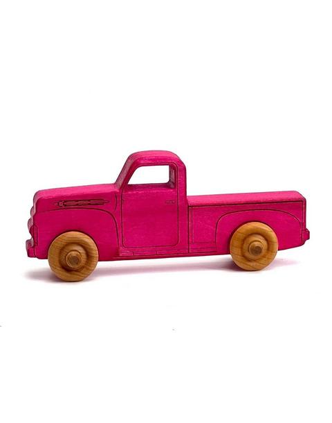 1950s Wooden Pickup Truck Pink
