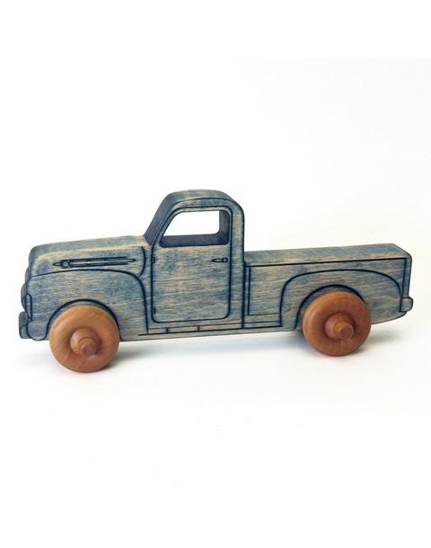 1950s Wooden Pickup Truck Blue