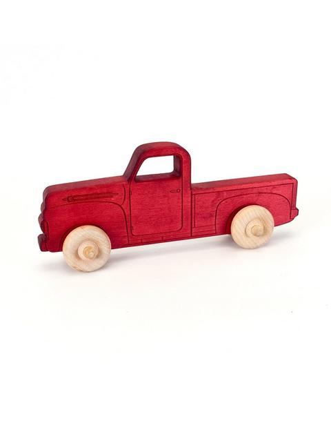 1950s Wooden Pickup Truck Red