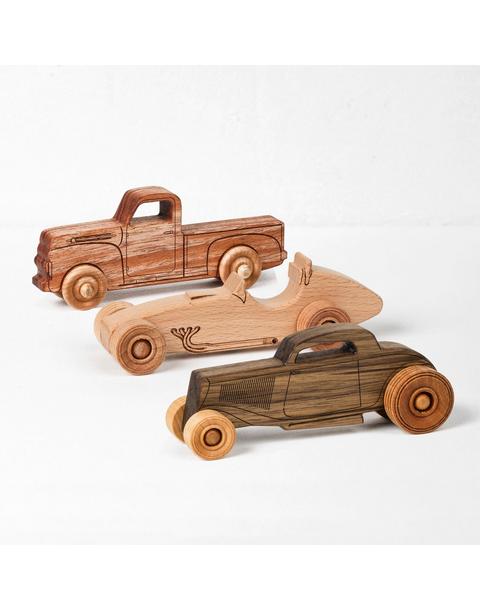 Wooden Vehicle Trio Set