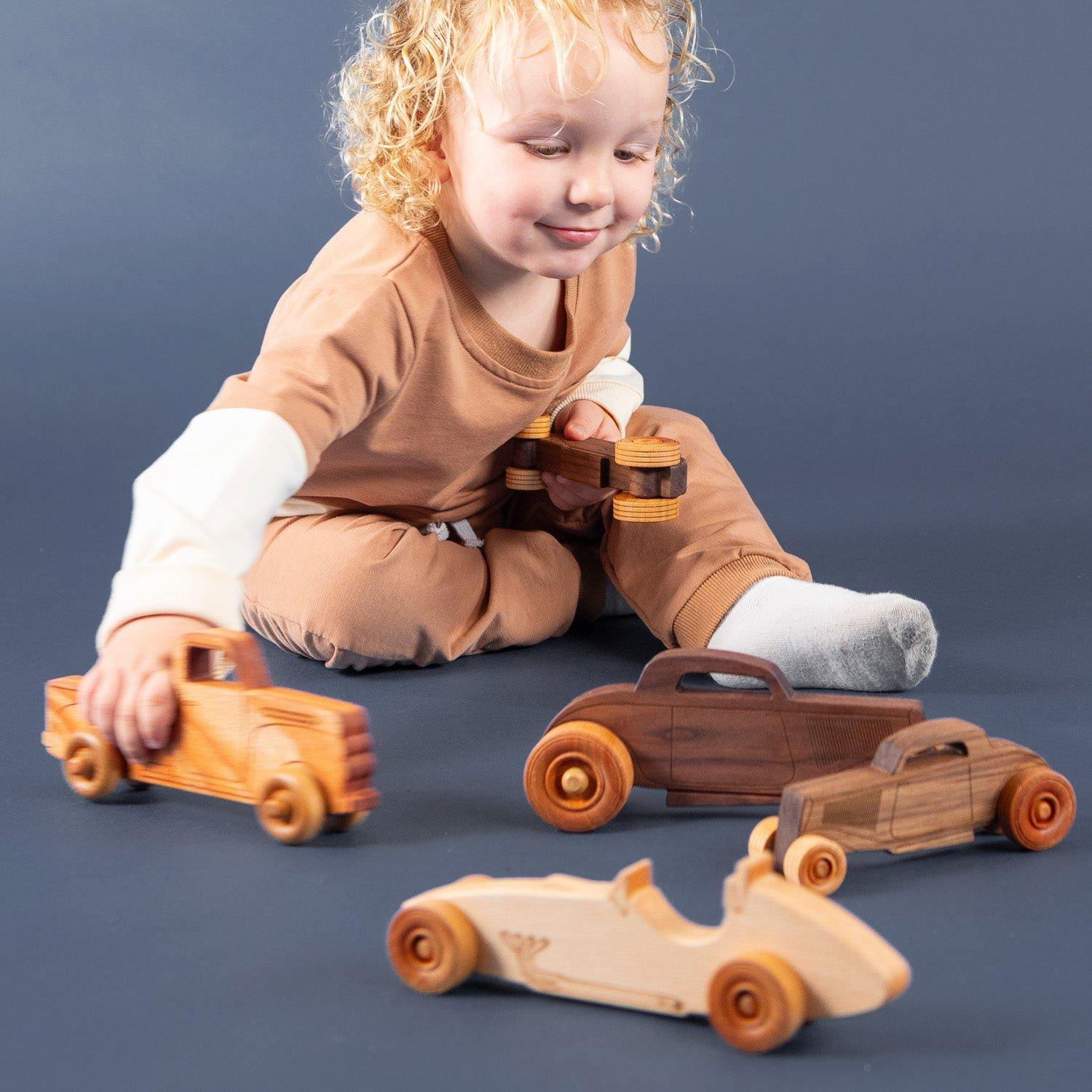 Wooden Vehicle Trio Set image number 3