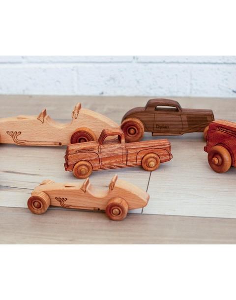Wooden Vehicle Trio Set