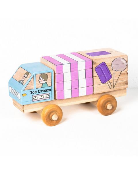 Stackable Puzzle Truck - Ice Cream Truck