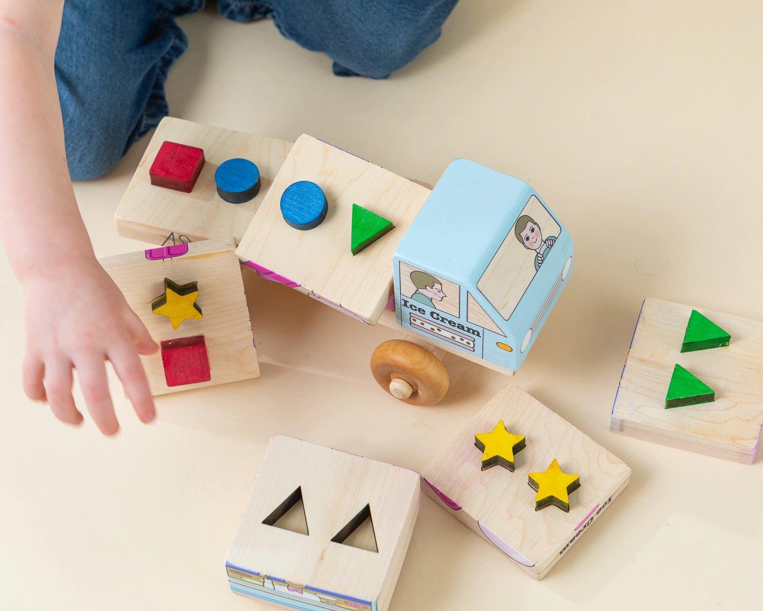 Stackable Puzzle Truck - Ice Cream Truck image number 2