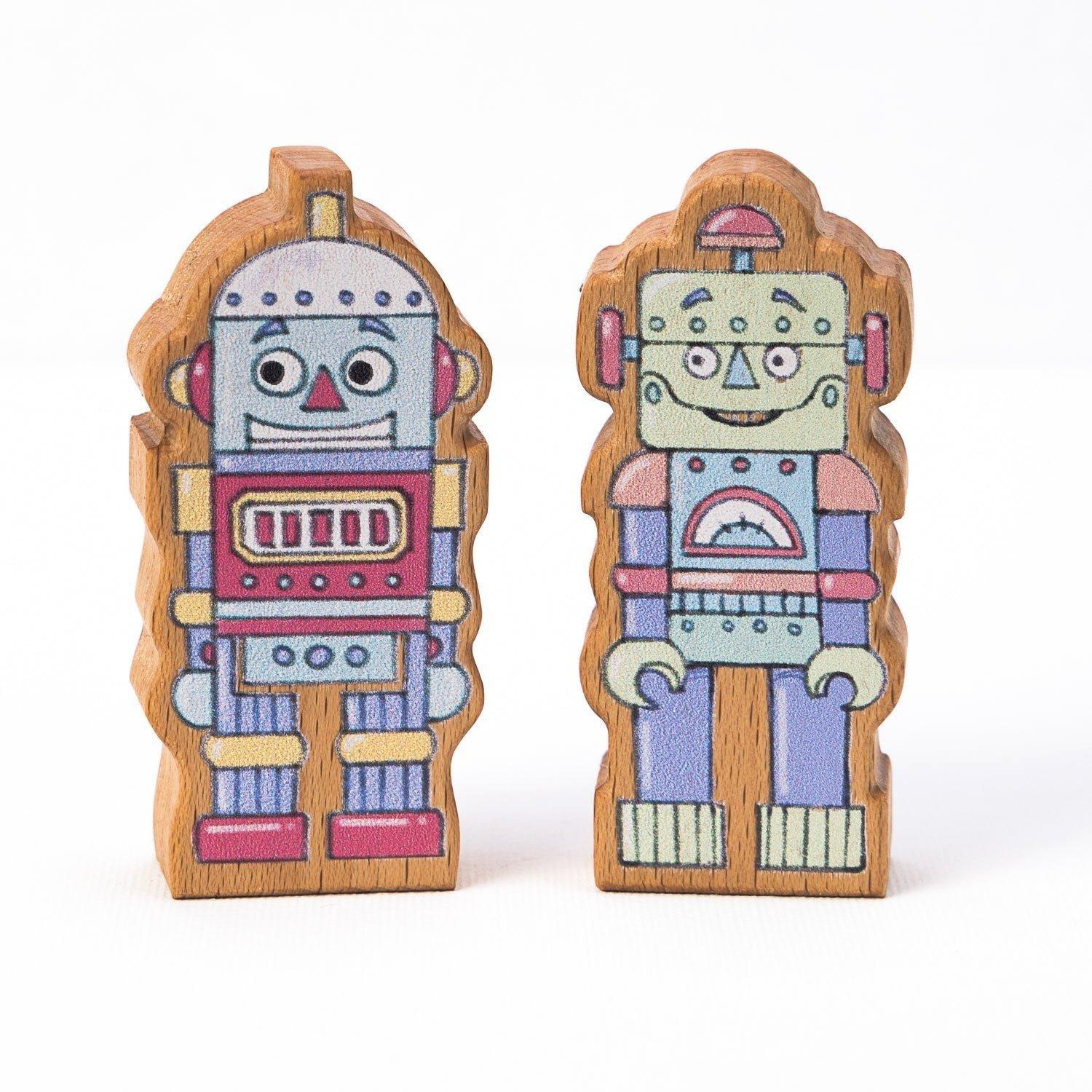 Finger Puppet Robot Duo image number 0