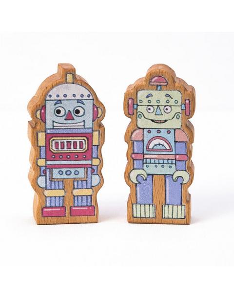Finger Puppet Robot Duo