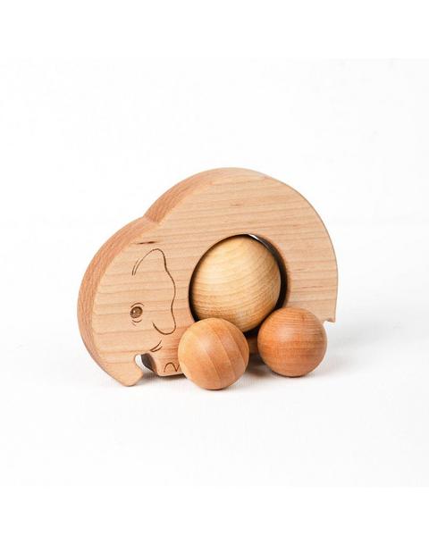 Roly Poly Elephant Push Toy