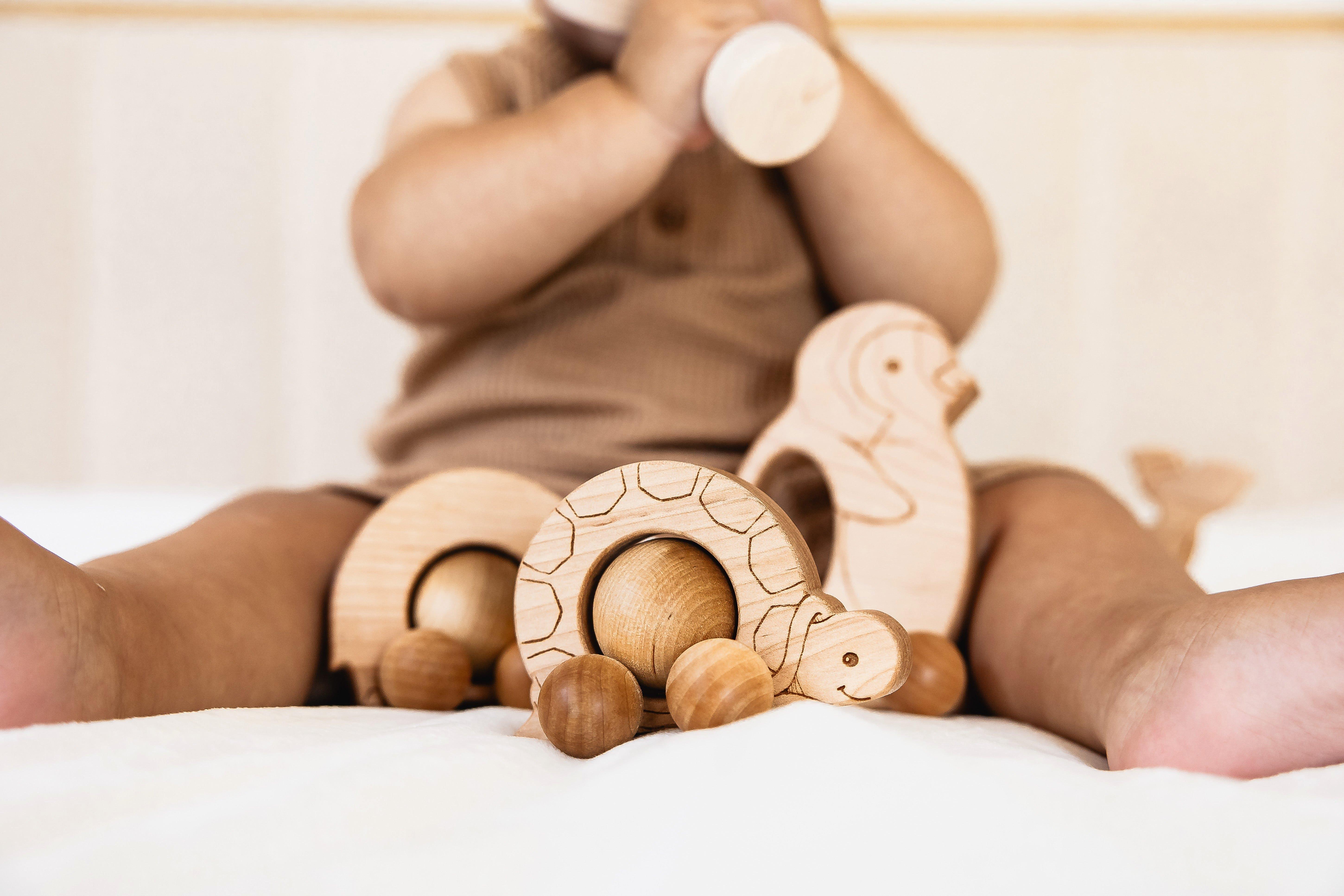 Roly Poly Elephant Push Toy image number 2