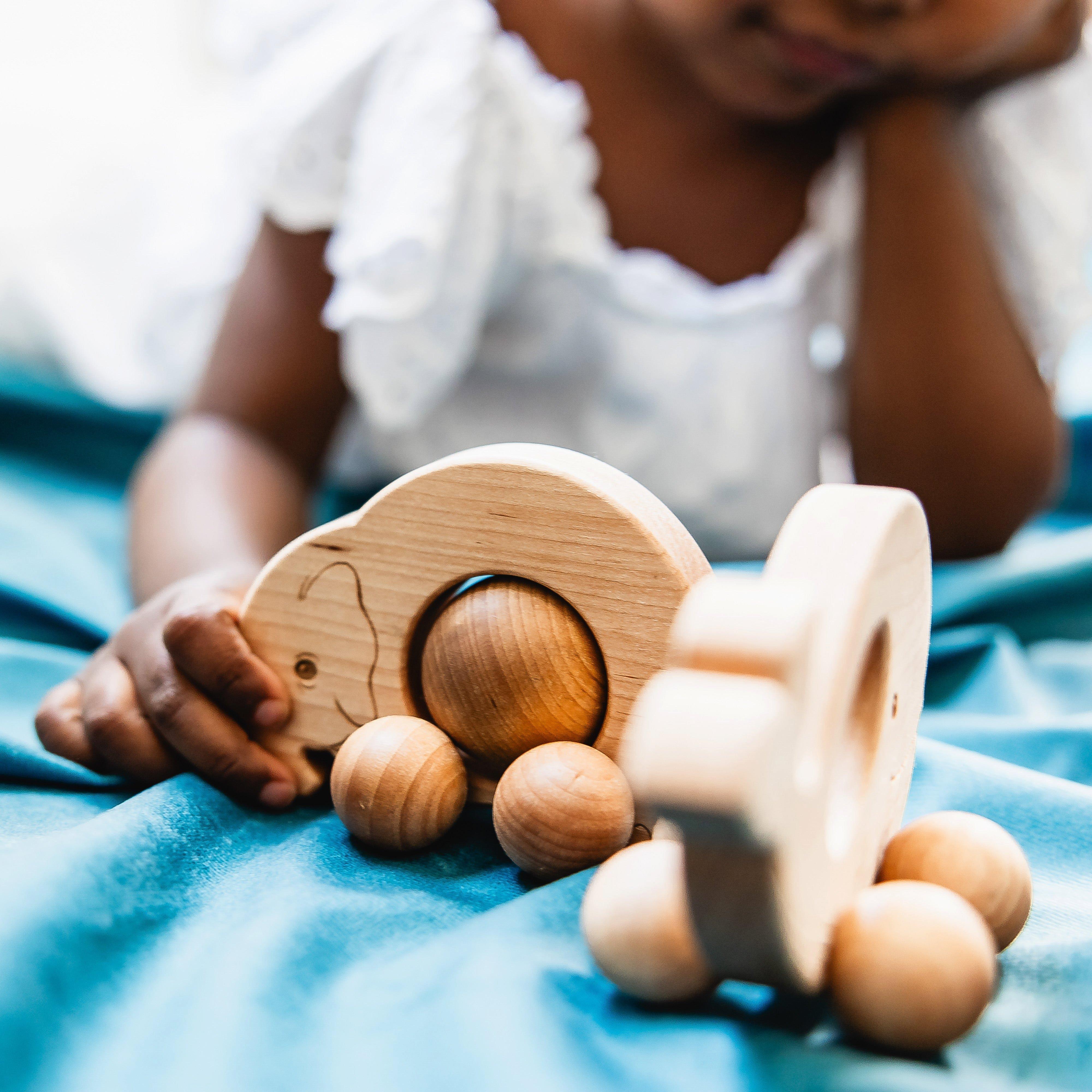 Roly Poly Elephant Push Toy image number 3