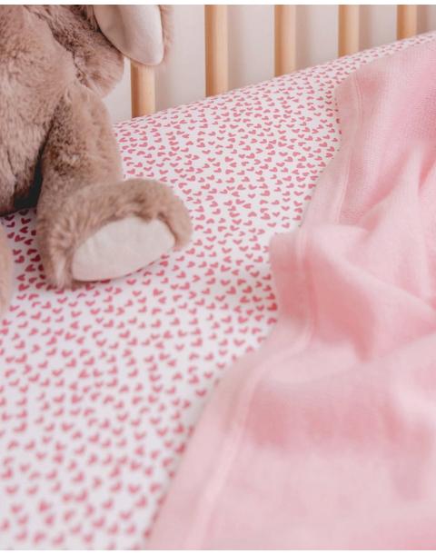 Crib Sheet in Sweethearts