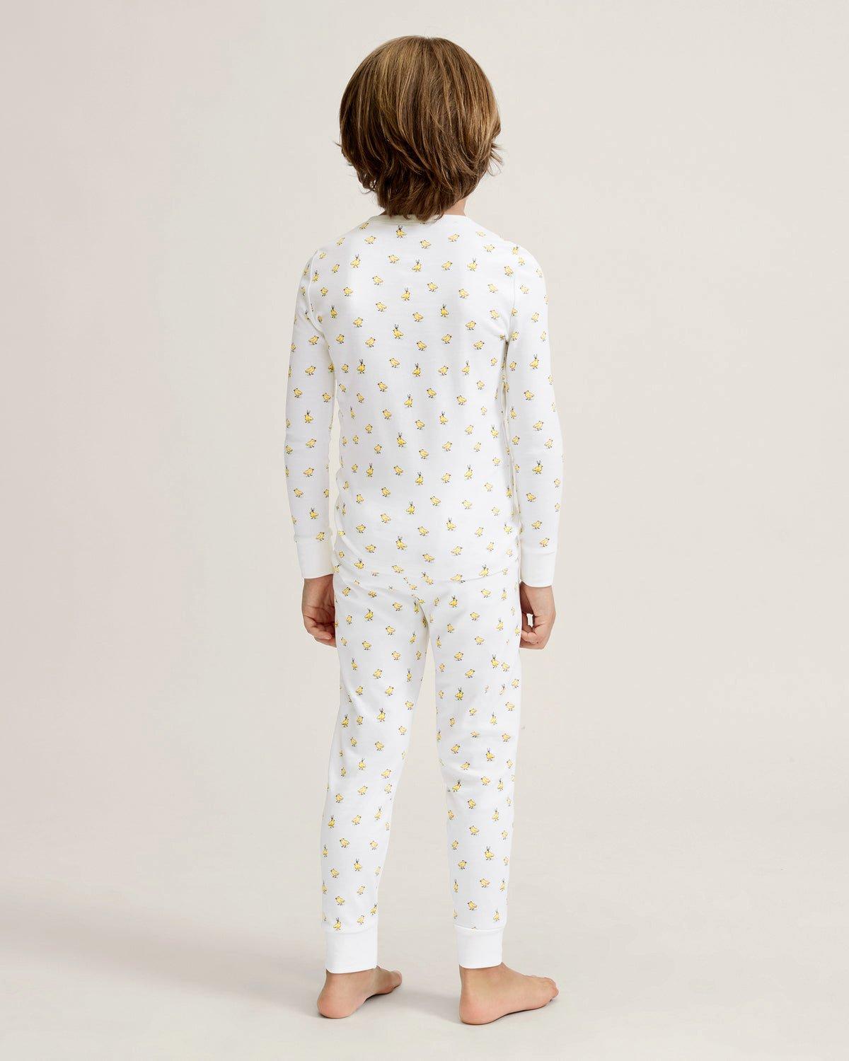 Kid's Pima Snug Fit Pajama Set in Tr&egrave;s Chick image number 3