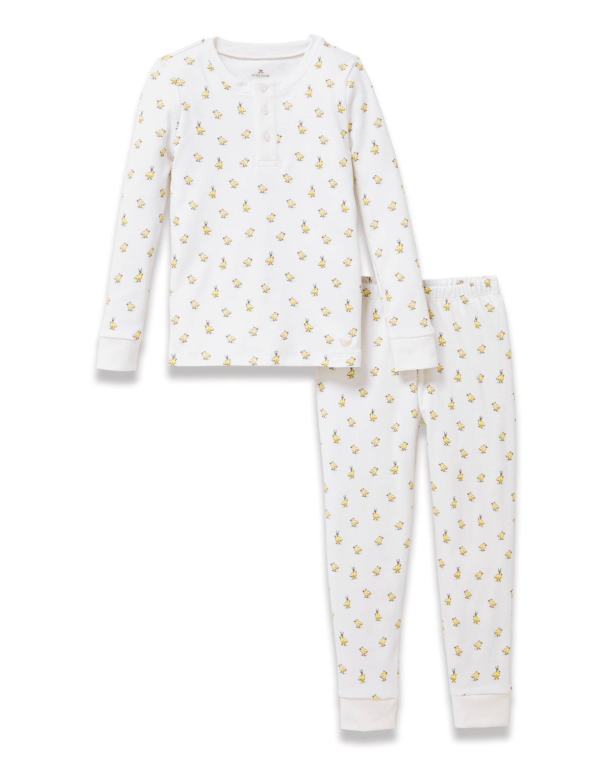 Kid's Pima Snug Fit Pajama Set in Tr&egrave;s Chick image number 4