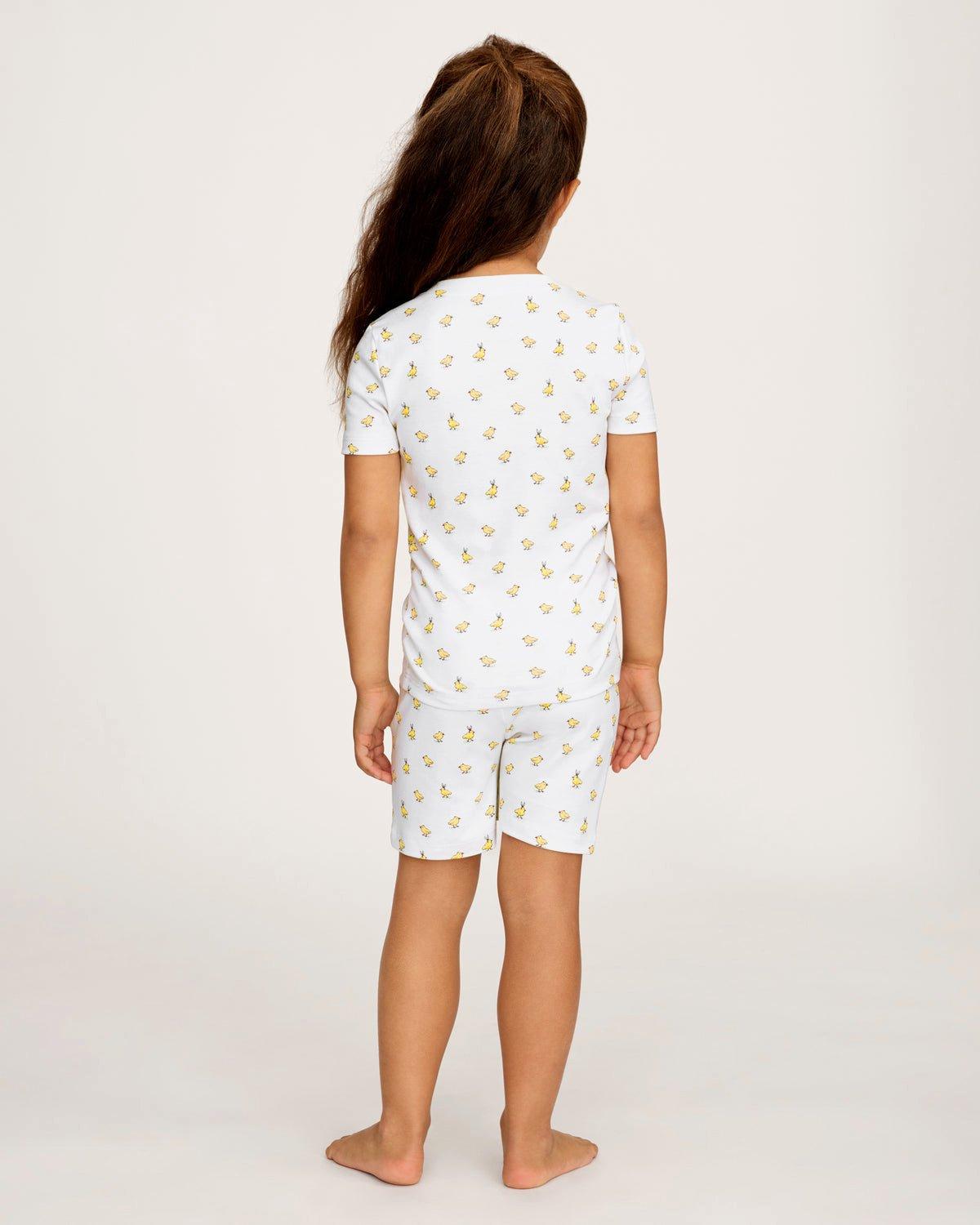 Kid's Pima Snug Fit Short Set in Tr&egrave;s Chick image number 3