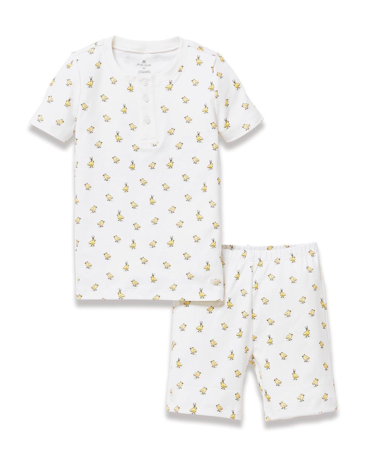 Kid's Pima Snug Fit Short Set in Tr&egrave;s Chick image number 4