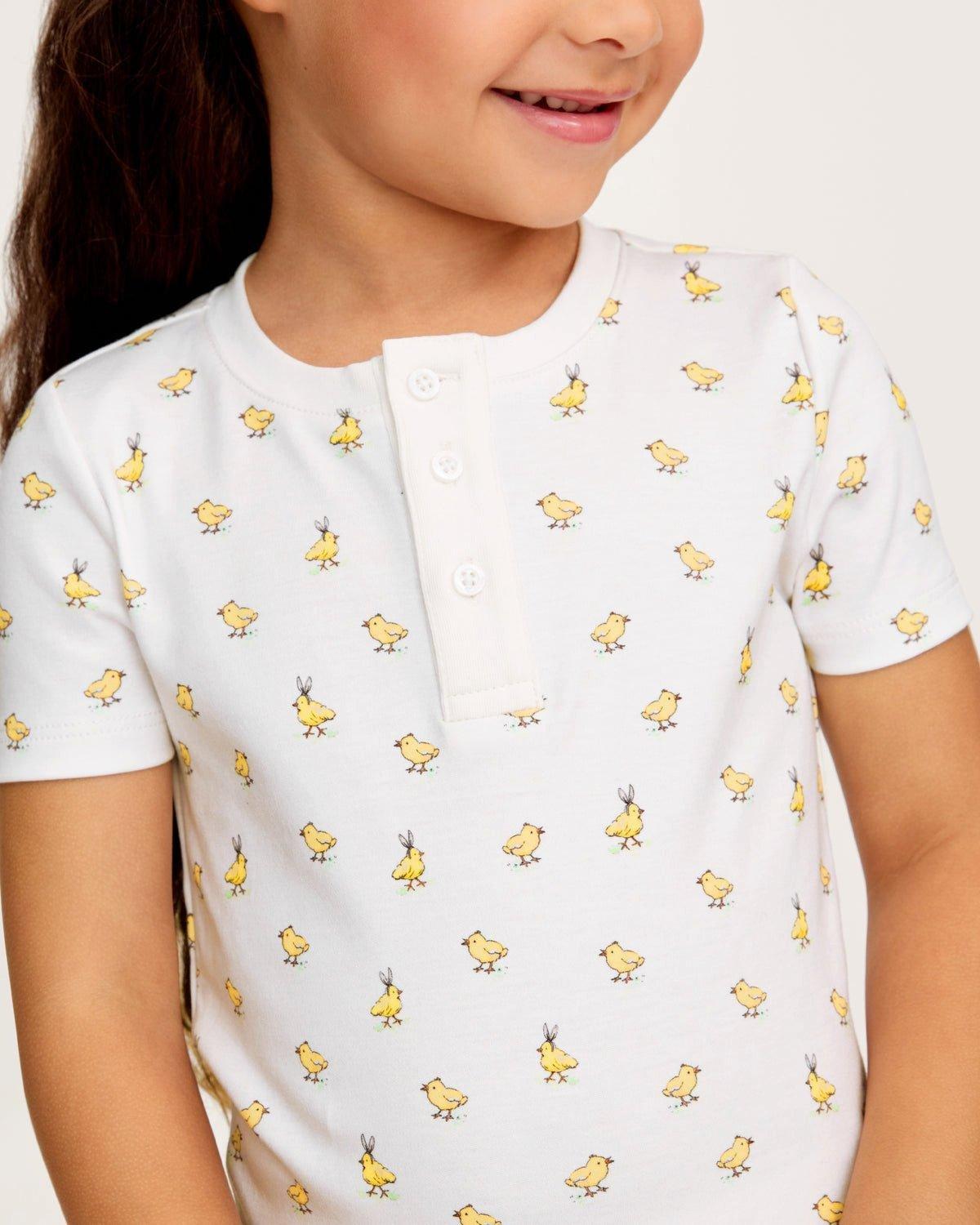 Kid's Pima Snug Fit Short Set in Tr&egrave;s Chick image number 1