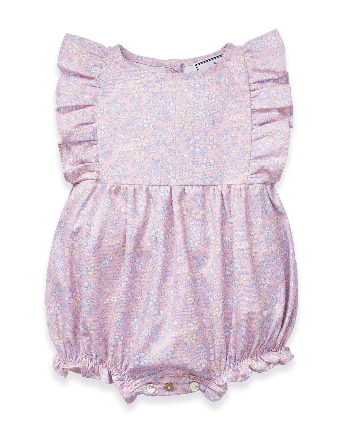 Baby's Twill Ruffled Romper in Fleur Blush image number 4