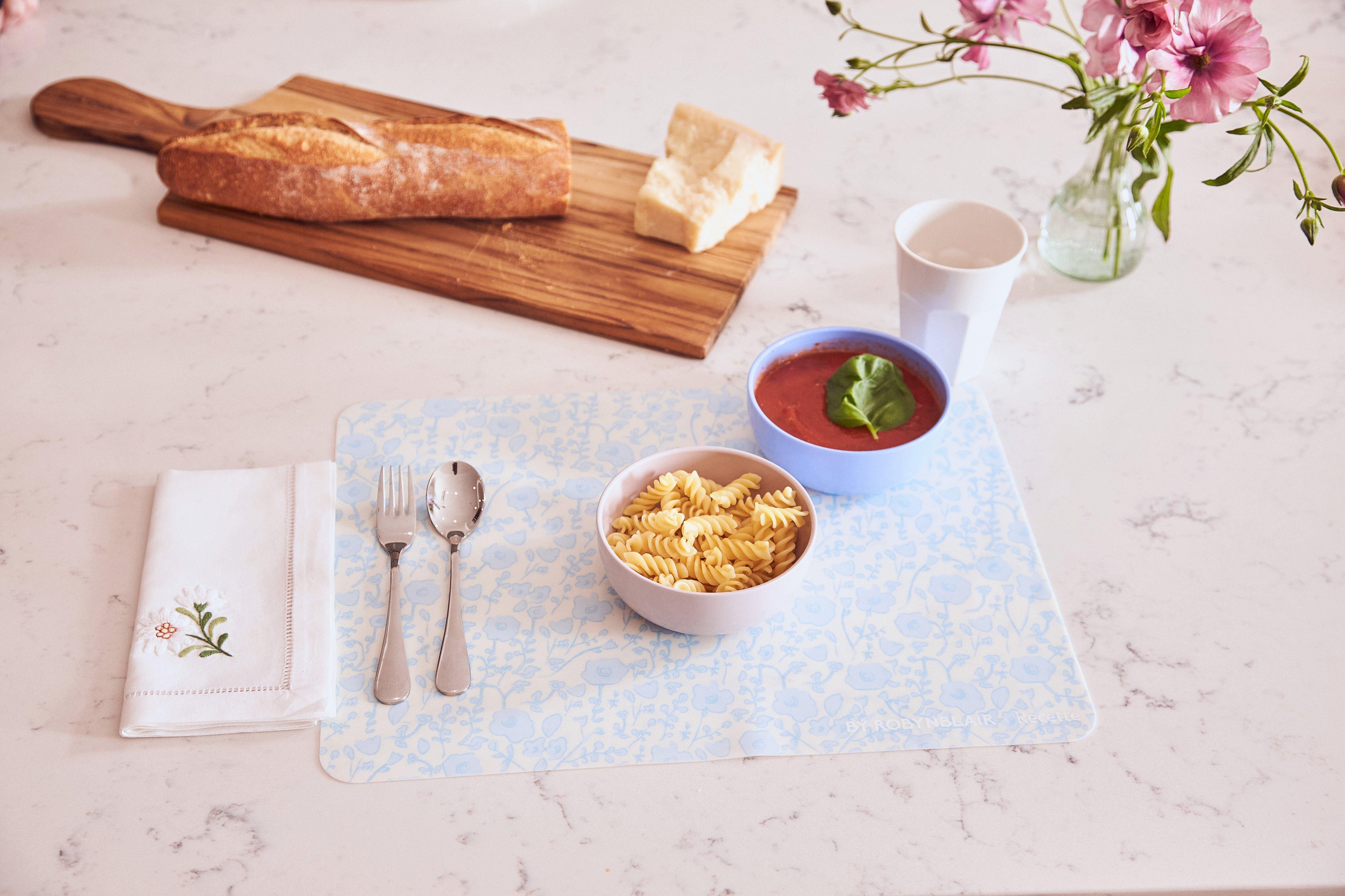 2 Placemats | Blue Toile | by robynblair x Recette image number 1