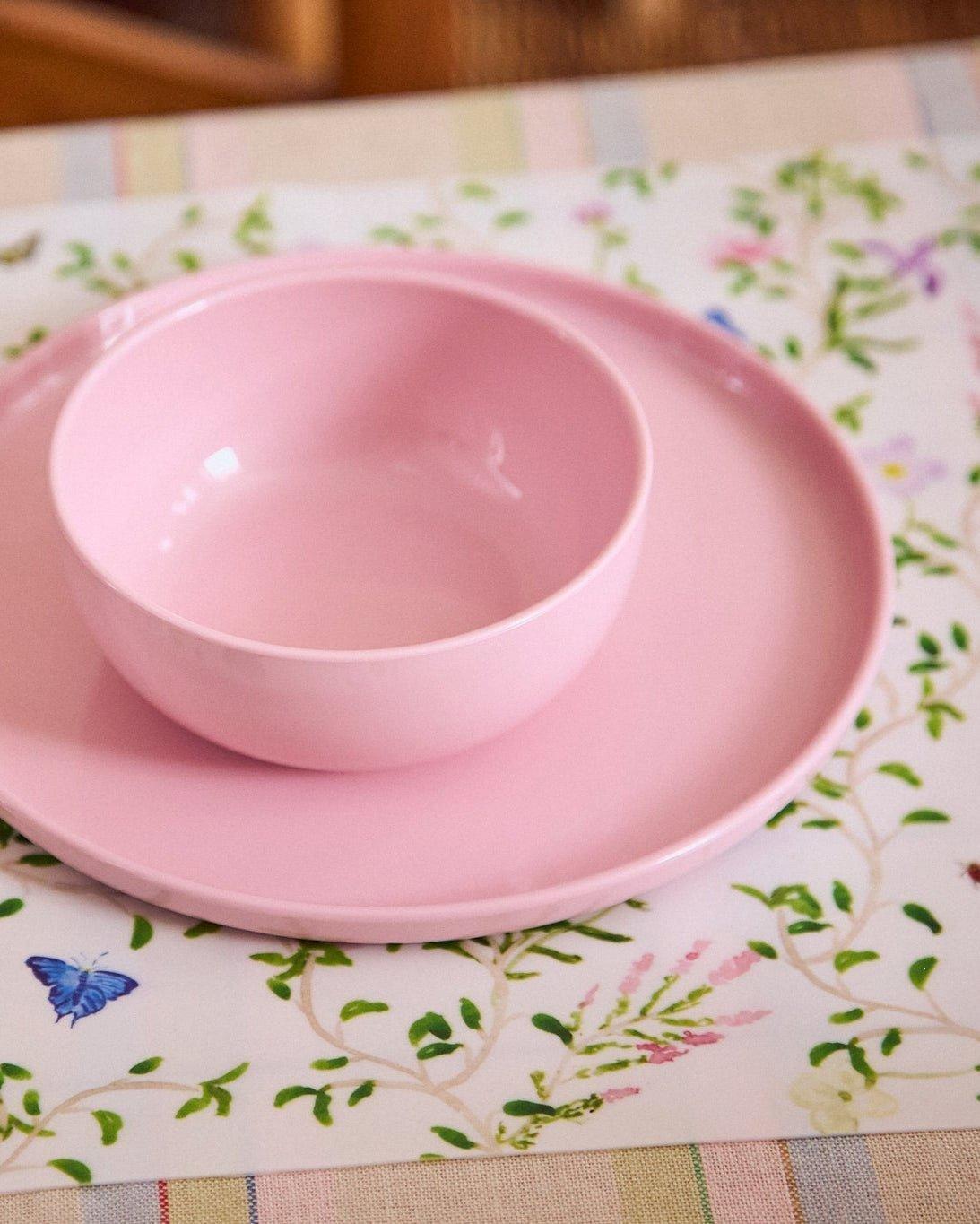Plate and Bowl Set | Pink image number 3