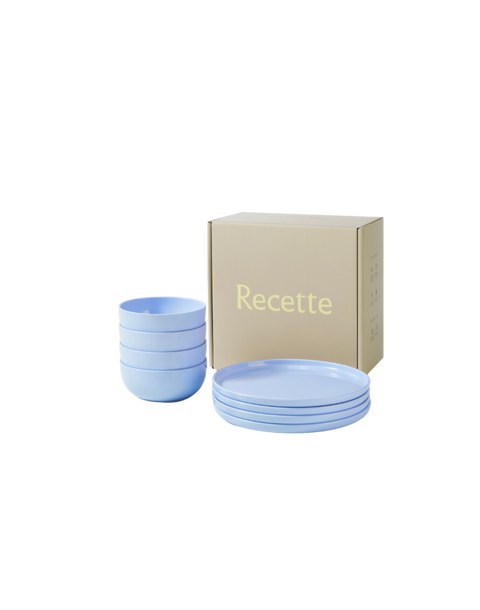 Plate and Bowl Set | Blue