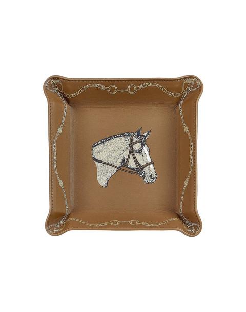 Leather Equestrian Valet Tray