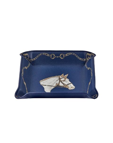 Leather Equestrian Valet Tray