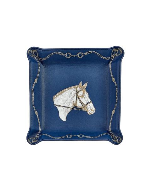 Leather Equestrian Valet Tray