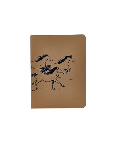 Leather Running Horses Journal